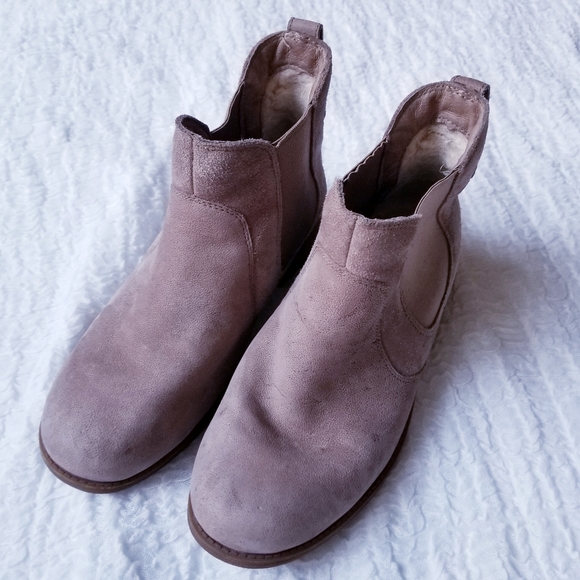 Ugg Chelsea Bonham Ankle Boots Brown Suede - Picture 5 of 7